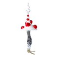 Load image into Gallery viewer, Twisted Toadstool Dream Mushroom Handmade Glass Christmas ornament 2024-184