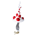 Load image into Gallery viewer, Twisted Toadstool Dream Mushroom Handmade Glass Christmas ornament 2024-184