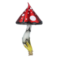 Load image into Gallery viewer, Scarlet Spotted Amanita Premium christmas glass ornament 2024-187