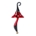 Load image into Gallery viewer, Enchanted Swirl Mushroom Handmade Glass Christmas ornament 2024-231