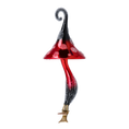 Load image into Gallery viewer, Enchanted Swirl Mushroom Handmade Glass Christmas ornament 2024-231