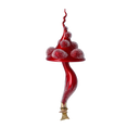 Load image into Gallery viewer, Crimson Enchanted Mushroom Premium christmas glass ornament 2024-236