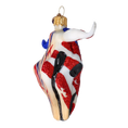 Load image into Gallery viewer, Patriotic Buffalo - American Decoration. Handmade Glass Christmas ornament. 2024-244