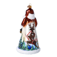 Load image into Gallery viewer, Amber Twilight Voyager | Hand-Painted Glass Ornament | Blubom 2024-264