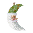 Load image into Gallery viewer, Lunar Santa - Star Glow Moon. Handmade Glass Christmas ornament.