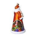 Load image into Gallery viewer, Thanksgiving Harvest Santa Handmade Glass Christmas ornament 2024-283