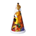 Load image into Gallery viewer, Thanksgiving Santa Claus. Handmade Glass Christmas ornament.