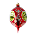 Load image into Gallery viewer, Crimson Radiance Handmade Glass Christmas ornament 2024-286