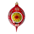 Load image into Gallery viewer, Crimson Radiance Handmade Glass Christmas ornament 2024-286