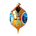 Load image into Gallery viewer, Golden Twilight Handmade Glass Christmas ornament 2024-288