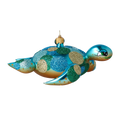 Load image into Gallery viewer, Turtle - Sea Friend. Handmade Glass Christmas ornament. 2024-293