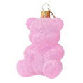 Load image into Gallery viewer, Sugared Rose Gummy Bear Premium christmas glass ornament 2024-311