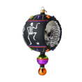 Load image into Gallery viewer, Drop - Skull - Dancing Shadows. Handmade Glass Christmas ornament. 2024-318