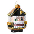 Load image into Gallery viewer, Enchanted Nutcracker. Handmade Glass Christmas ornament.
