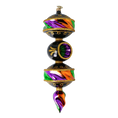 Load image into Gallery viewer, Jewel of the Night - Drop. Handmade Glass Christmas ornament.