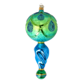 Load image into Gallery viewer, Emerald Twilight Handmade Glass Christmas ornament Retro Glass Reflector Ornament
