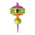 Load image into Gallery viewer, Carnival Star Handmade Glass Christmas ornament Retro Glass Reflector Ornament