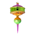 Load image into Gallery viewer, Carnival Star Handmade Glass Christmas ornament Retro Glass Reflector Ornament
