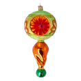 Load image into Gallery viewer, Retro Glass Reflector Ornament Golden Glow Handmade Glass Christmas ornament