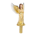 Load image into Gallery viewer, Golden Angel of Glory Handmade Glass Christmas ornament Tree Topper