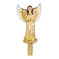 Load image into Gallery viewer, Golden Angel of Glory Handmade Glass Christmas ornament Tree Topper 2025-175