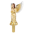 Load image into Gallery viewer, Golden Angel of Glory Handmade Glass Christmas ornament Tree Topper 2025-175