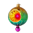 Load image into Gallery viewer, Tangled Hues – Handcrafted Reflector Ornament 2025-188