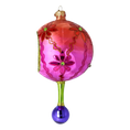 Load image into Gallery viewer, Winter Sunflower Handmade Glass Christmas ornament Reflector