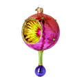 Load image into Gallery viewer, Winter Sunflower Handmade Glass Christmas ornament Reflector 2025-189