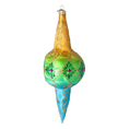 Load image into Gallery viewer, Tropical Paradise Glass Ornament Handcrafted Reflector Ornament