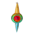 Load image into Gallery viewer, Tropical Paradise Glass Ornament Handcrafted Reflector Ornament