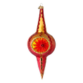Load image into Gallery viewer, Sunset Flame Glass Ornament Handcrafted Reflector Ornament