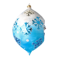 Load image into Gallery viewer, PRE-ORDER Frosty Delight Glass Christmas ornament Star free blowing Snowman
