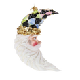 Загрузить изображение в просмотрщик галереи, Harlequin Moon Santa Premium christmas glass ornament 2025-208