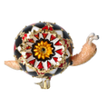 Cargar imagen en el visor de la galería, Gilded Harlequin Snail Premium christmas glass ornament 2025-213