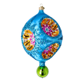 Load image into Gallery viewer, PRE-ORDER Cosmic Bloom in Sapphire Sky Glass Christmas Collection: Celestial Jewel Ornaments