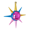 Load image into Gallery viewer, Pink Aurora Sunburst Christmas ornament free blowing PRE-ORDER 2026-070