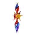 Load image into Gallery viewer, Solar Spectrum Star Glass Christmas ornament free blowing PRE-ORDER 2026-081