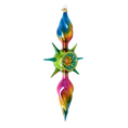 Load image into Gallery viewer, Prismatic Jewel Star Glass Christmas ornament free blowing PRE-ORDER 2026-083