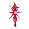 Bild in die Galerieansicht laden, Rose Crystal Star Glass Christmas ornament free blowing PRE-ORDER 2026-087