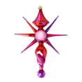 Bild in die Galerieansicht laden, Rose Crystal Star Glass Christmas ornament free blowing PRE-ORDER 2026-087