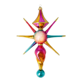 Load image into Gallery viewer, Aurora Pearl Star Glass Christmas ornament free blowing PRE-ORDER 2026-088