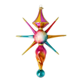 Load image into Gallery viewer, Aurora Pearl Star Glass Christmas ornament free blowing PRE-ORDER 2026-088