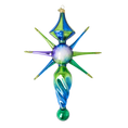 Load image into Gallery viewer, Northern Glow Star Glass Christmas ornament free blowing PRE-ORDER 2026-089