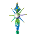 Load image into Gallery viewer, Northern Glow Star Glass Christmas ornament free blowing PRE-ORDER 2026-089