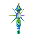 Load image into Gallery viewer, Northern Glow Star Glass Christmas ornament free blowing PRE-ORDER 2026-089