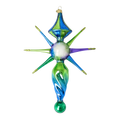 Load image into Gallery viewer, Northern Glow Star Glass Christmas ornament free blowing PRE-ORDER 2026-089