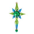 Bild in die Galerieansicht laden, Arctic Bloom Star Glass Christmas ornament free blowing PRE-ORDER 2026-095