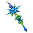Cargar imagen en el visor de la galería, Ocean Aurora Star Glass Christmas ornament free blowing PRE-ORDER 2026-099