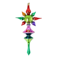 Load image into Gallery viewer, Festive Mosaic Star Glass Christmas ornament free blowing PRE-ORDER 2026-102